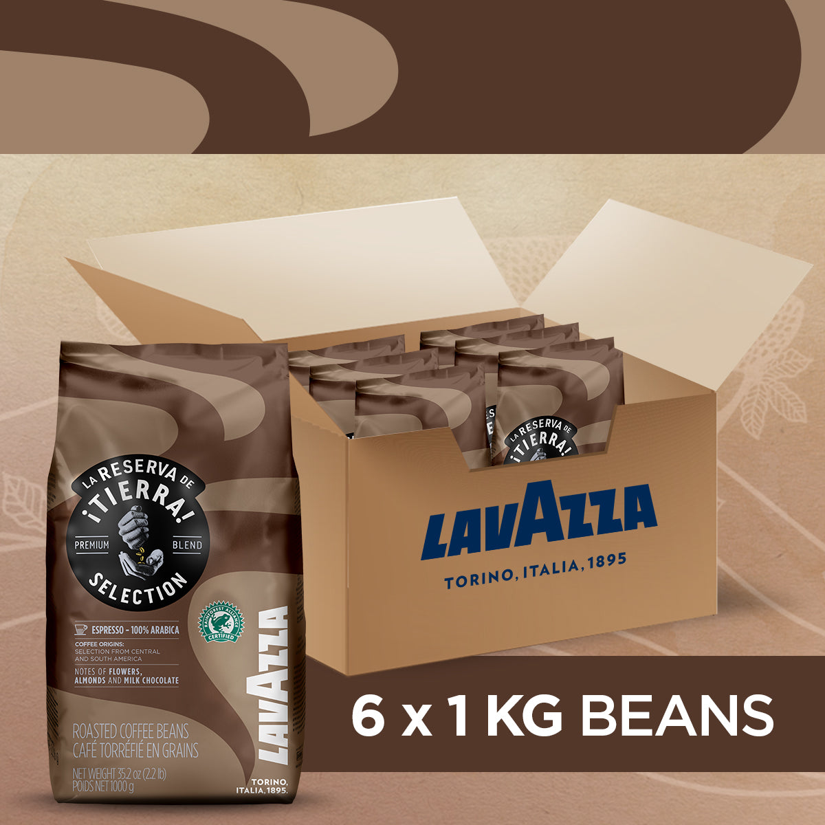 Lavazza La Reserva de Tierra Selection Coffee Beans
