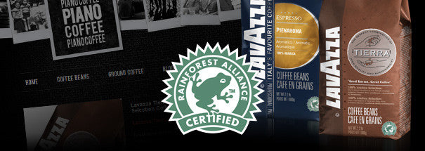 Piano Coffee Supports Rainforest Alliance