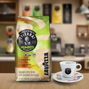Lavazza La Reserva de ¡Tierra! Humeco Bio-Organic Espresso Coffee Beans