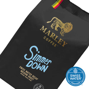 Marley Coffee Simmer Down Decaf Whole Coffee Beans