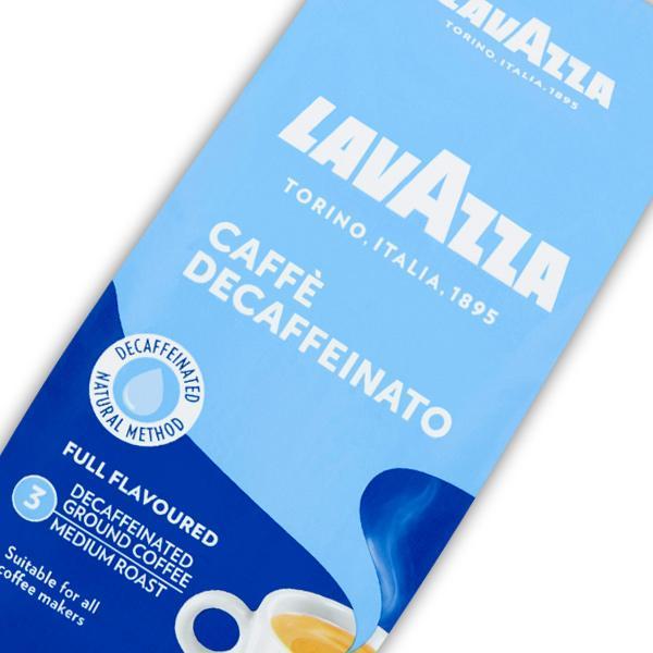 Lavazza Decaffeinato Ground Coffee (8 x 250g) - Discount & Wholesale Lavazza Coffee Beans